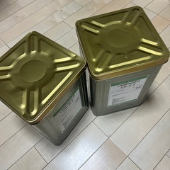 一斗缶【18L】2缶セット　フタ付きタイプの画像