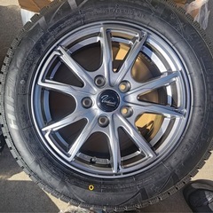 ☆取引成立☆(新品未使用2023年6月製)4本ｾｯﾄ15インチスタッドレスタイヤホイールセット(ﾀｲﾔ)195/65R15 HIFLY Win-turi 216 15ｲﾝﾁ＆(ﾎｲｰﾙ)Verthandi PW-S10 15x6.0 53 114.3x5の画像