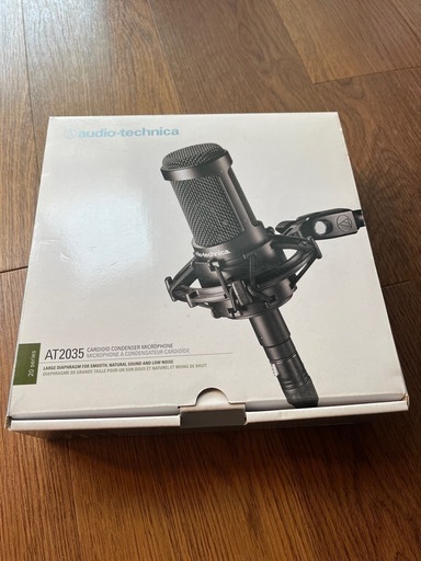 コンデンサーマイク　audio-technica AT2035
