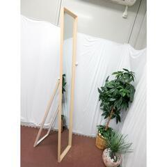 ☆T3133☆スタンドミラー 木製枠　美品です