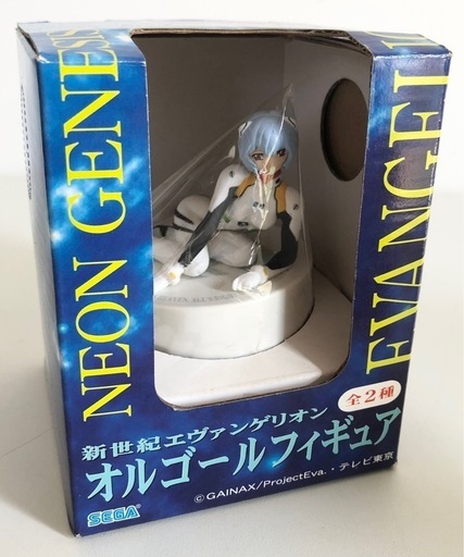 【未開封品】新世紀エヴァンゲリオン オルゴール フィギュア 綾波レイ バンダイ インテリア雑貨 ホビー用品