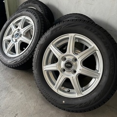 BRIDGESTONE BLIZZAK VRX2 スタッドレス　2021年製造！165/65R14 PCD100×4穴　アルミホイール4本付き