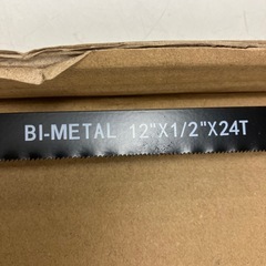 ☆値下げ☆K2411-093 クイックリリースアルミニウム バイメンタルハックソー ブレード-24TPI 手ノコギリ キズ汚れ有りの画像