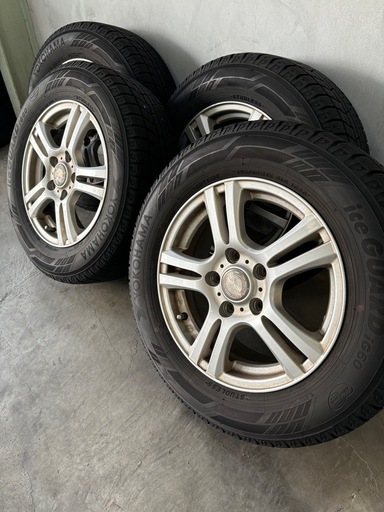 YOKOHAMA ice GUARD iG60 スタッドレス　2021年製造　195/65R15 PCD114.3×5穴　アルミホイール4本セット！