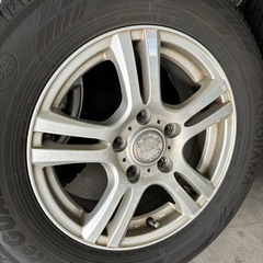 YOKOHAMA ice GUARD iG60 スタッドレス　2021年製造　195/65R15 PCD114.3×5穴　アルミホイール4本セット！　の画像