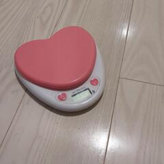 ハート型キッチンスケール