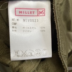ミレー　薄手　フリースの画像