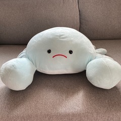 絶対に負けないグーのかに  デカ BIG BIG BIG ぬいぐるみの2種セットです☆ ノーマル スカイブルー の画像