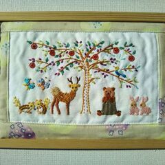 かわいい刺繍の画像