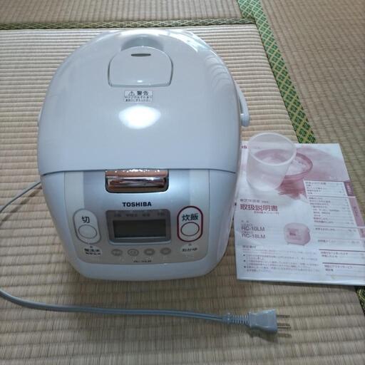 東芝 TOSHIBA マイコン炊飯器 RC-10LM 5.5合炊き