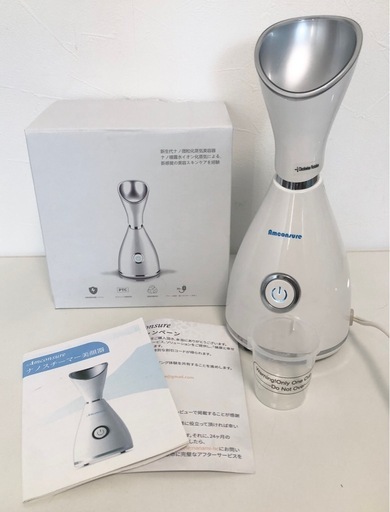 【中古品】amconsure ナノスチーマー 美顔器 保湿 フェイスケア　美容家電