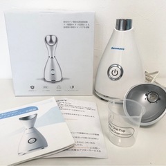 【中古品】amconsure ナノスチーマー 美顔器 保湿 フェイスケア　美容家電の画像