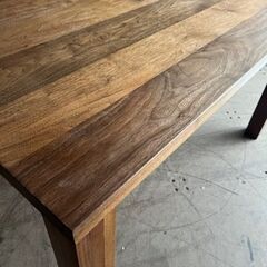 再投稿中【武蔵小山店】   ウォールナット　ダイニングテーブル　ダイニング　テーブル　食卓　ウォルナット　ボクラ　BOKURA 木蔵　walnut 40 無垢　無垢材　の画像