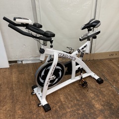 S101 ⭐ HAIGE スピンバイク メーター付き（カロリー 心拍数 距離 速度 時間）⭐ 動作確認済 ⭐ クリーニング済の画像