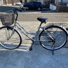  26インチ 変速なし シルバー 中古 自転車 買取 MILD の画像