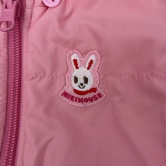 リバーシブル　ミキハウス　ベスト
の画像