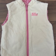 リバーシブル　ミキハウス　ベスト
の画像
