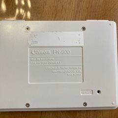 Canon 金融計算電卓　
FN600 中古の画像