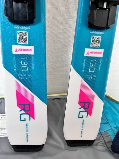 アトミック　ガールズ用　130センチ　スキーセット　　