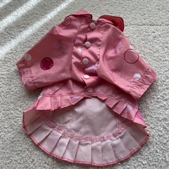 💝ペット服　レインコート　ピンク　サイズ1　の画像