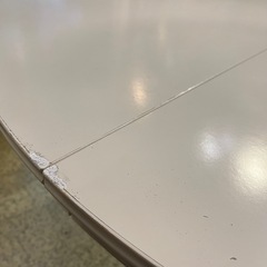【池上店】　IKEA イケア　ダイニングテーブル　伸縮式　伸長式　テーブル　ホワイト　INGTORP インガートルプ　ラウンドテーブル　の画像