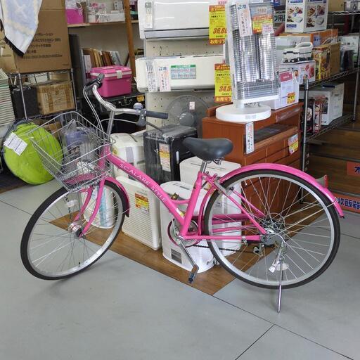 J256 ★多少キズ使用感★軽快自転車★SCALARE STYLE★LEDオート★26インチ