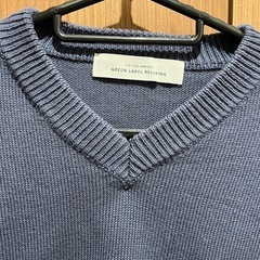 【2枚セット】UNITED ARROWS GREEN LABEL RELAXING メンズ　ニット　セーター　レイヤーの画像