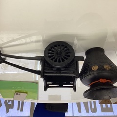 値下げ　鉄製の御所車　花瓶の画像