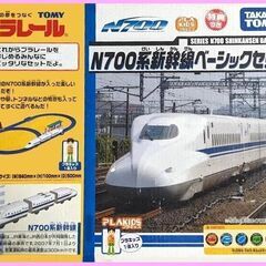 美品●プラレール 入門用★Ｎ７００系新幹線ベーシックセット★木製...