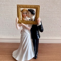 ケーキトッパー　ウェディング　結婚式　飾りの画像