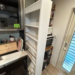 新品★隙間収納、食品ストック棚16センチの画像