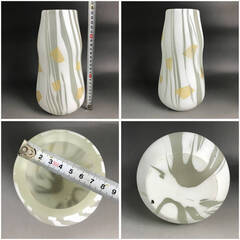 🌏🌏🌏硝子花瓶 まとめて7点 花器 焼き物 在銘 フラワーベース 陶器 陶磁器 華道具 茶道具 花入 硝子花生(フリル/色ガラス)🌏🌏🌏の画像