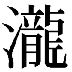 新品【瀧（右下が縦画）】の苗字の認印　瀧川様、瀧田様、瀧本様 ほか各種（瀧の異字体）の画像
