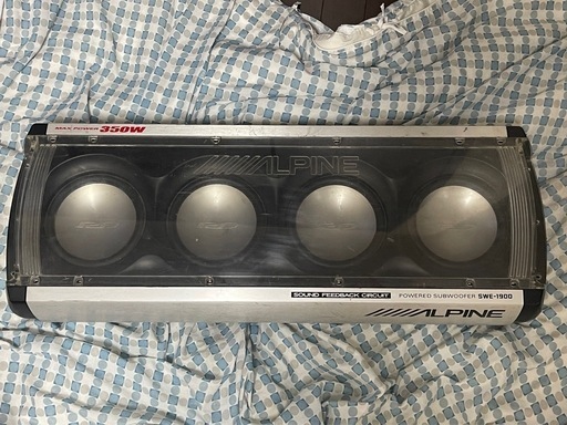 ALPINE 　アルパイン　SWE-1900 サブウーハー