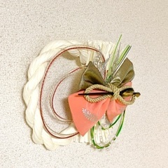 しめ縄　しめ飾り　お正月　お正月準備　しめ縄リースの画像