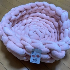 ニトリ　犬　猫　寝具　編みベット　ベットの画像