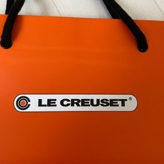 【ル・クルーゼ】LE CREUSETショップ袋大小2枚セットの画像