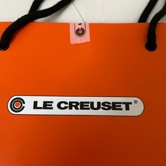 【ル・クルーゼ】LE CREUSETショップ袋大小2枚セットの画像
