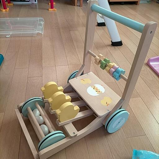 手押し車　木製