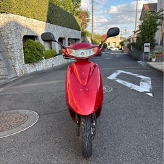 ホンダ　DIO AF62 バッテリー新品　オイル新品　レッド