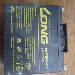 【数回使用のみ、長期保管】多目的バッテリー LONG 12V20AH WP20-12の画像