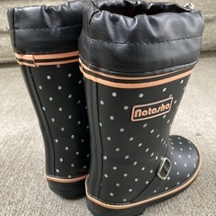 幼児用　長靴　16cm　雪用スパイク付きの画像