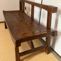 （受け渡し完了）ちょっとお洒落なシノワーズベンチの画像