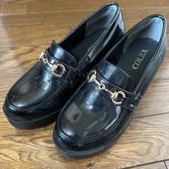 キッズ　革靴　サイズM