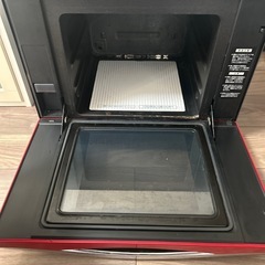 お取引中！シャープ ウォーターオーブン ヘルシオ(HEALSIO) 26L レッド AX-HC3-Rの画像