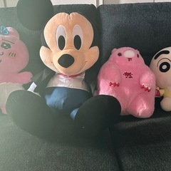 ぬいぐるみ  ミッキー おぱんちゅうさぎ グルーミー しんちゃん