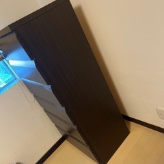 ニトリ　6段チェスト　ブラウン　の画像