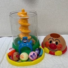 【購入者決定】アンパンマン にぎって!おとして! 光る くるコロタワーの画像
