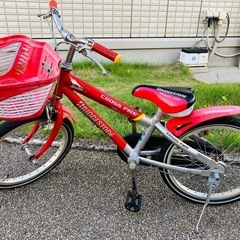 決まりました　子供　自転車　18インチ（左ブレーキ故障）の画像