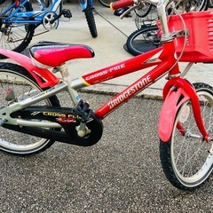 決まりました　子供　自転車　18インチ（左ブレーキ故障）の画像